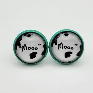 Cow Print Fashion Earrings